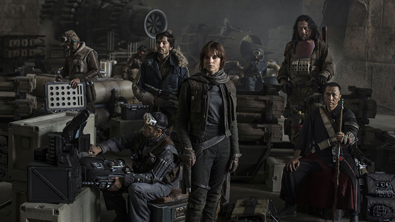 The cast of Rogue One is more diverse than any previous Star Wars movie.