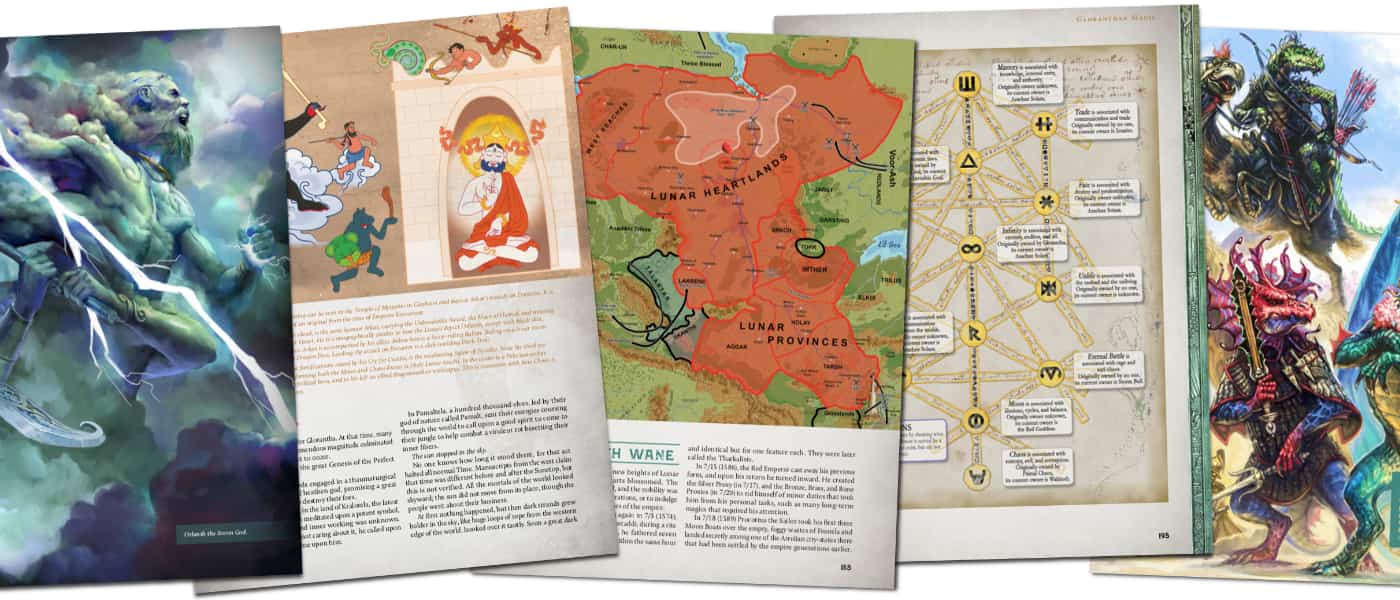 Glorantha is meticulously described in several expansive system-neutral products.
