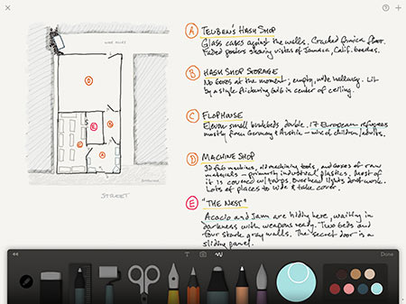 Paper by 53 provides enough tools for in-depth maps and notes.