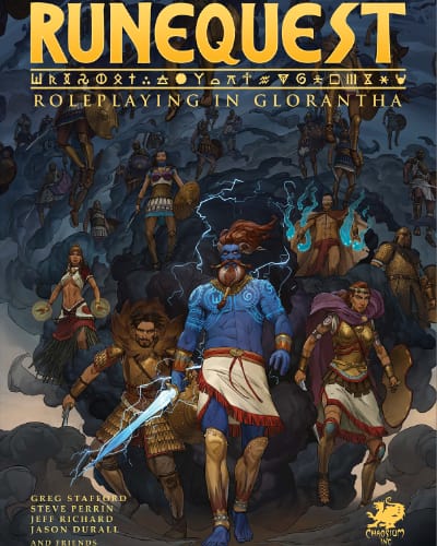The original d100 game, RQ takes place in a staggeringly rich fantasy world.